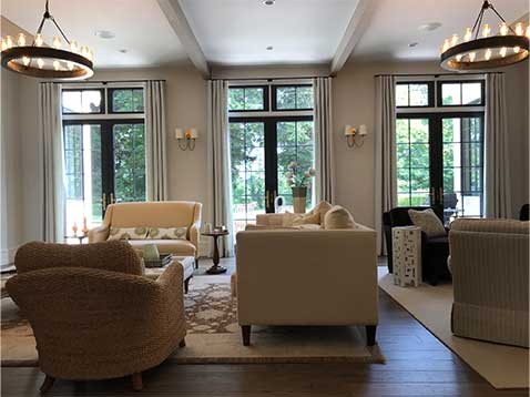 A fashionable living room